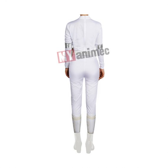 Movie Padme Costume White Halloween Cosplay Jumpsuit For Women
