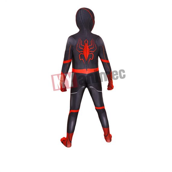 PS5 Spiderman Costume Strike Suit Halloween Cosplay Jumpsuit For Kids