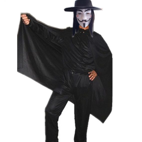 Adult V For Vendetta Halloween Costume