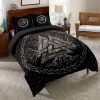 Vikings Bed Set Colorful 3D Printed Bed Sheets