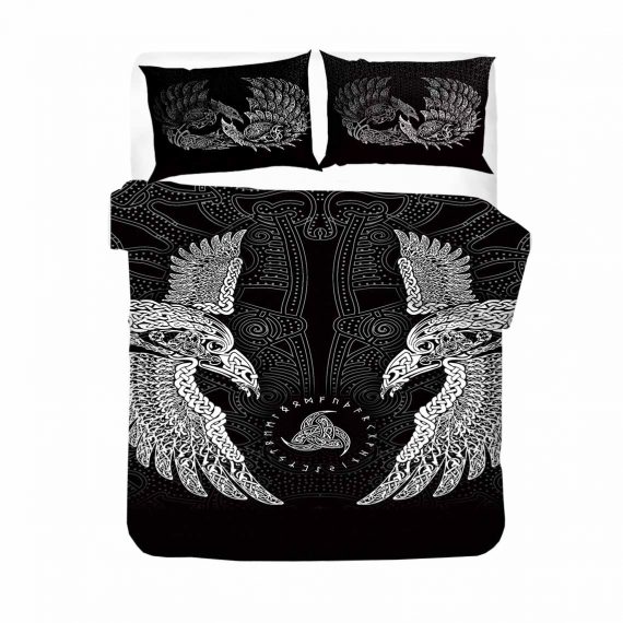 3D Style Vikings Comforter Set