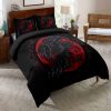 Black 3D Style Duvet Cover Vikings Bed Set