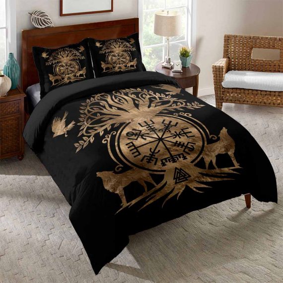 3D Printing Duvet Cover Vikings Bedding Set