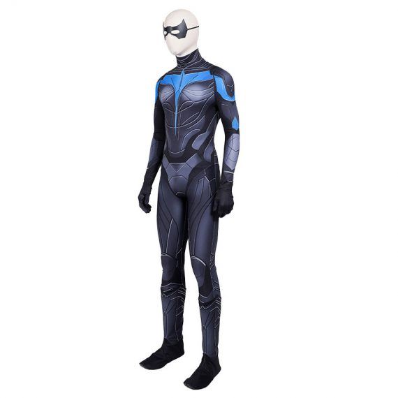 Dick Grayson Cospaly Suit Nightwing Costume