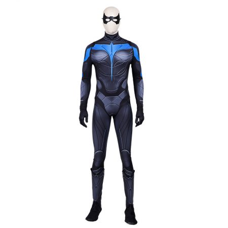 Dick Grayson Cospaly Suit Nightwing Costume