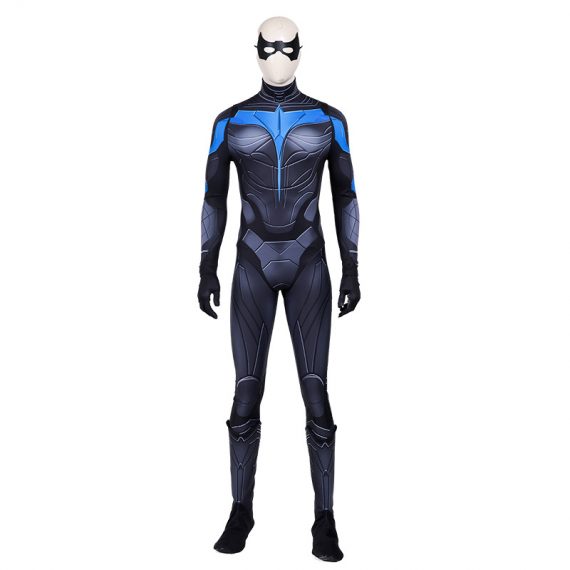 Dick Grayson Cospaly Suit Nightwing Costume