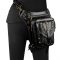 Steampunk Retro Black Waist Thigh Bag Satchel