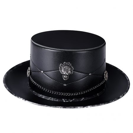 Halloween Steampunk Skeleton Jazz Hat