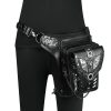 Halloween Metal Skull Steampunk Retro Waist Bag
