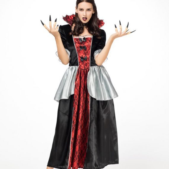 Womens Gothic Vampire Medieval Costume
