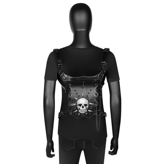 Halloween Steampunk Skull Waist Bag