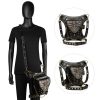 Halloween Golden Skull Steampunk Retro Waist Bag