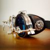 Steampunk PU Blue Goggles Blindfold