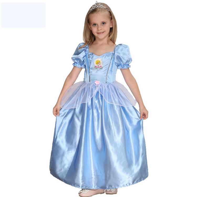 Girls Royal Princess Halloween Costume Dress - MYanimec