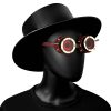 Steampunk PU Metal Blindfold Goggles