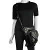 Steampunk Retro Black Waist Thigh Bag Satchel