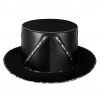 Halloween Steampunk Skeleton Black Gentleman Cap