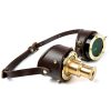 Steampunk PU Green Goggles Blindfold