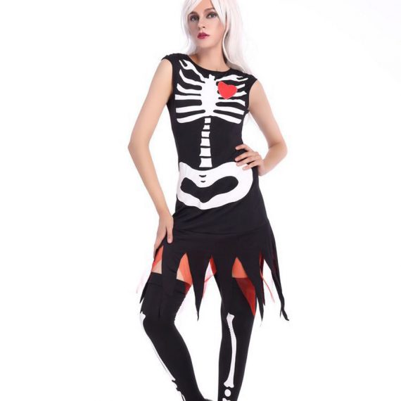 Plus Size Womens Skeleton Party Costume