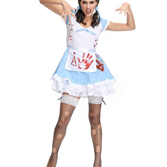 Womens Scary Maid Costume Uniform