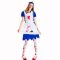Plus Size Scary Maid Costume Uniform