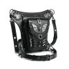 Halloween Metal Skull Steampunk Retro Waist Bag