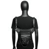 Halloween Silver Skull Steampunk Retro Waist Bag