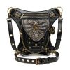 Halloween Golden Skull Steampunk Retro Waist Bag