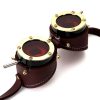 Steampunk PU Metal Blindfold Goggles