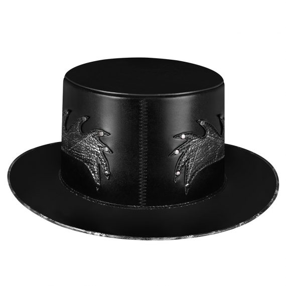 Halloween Steampunk Black Jazz Hat