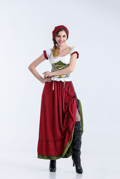 Womens Oktoberfest Costume Beer Girl Dress