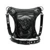 Halloween Silver Skull Steampunk Retro Waist Bag