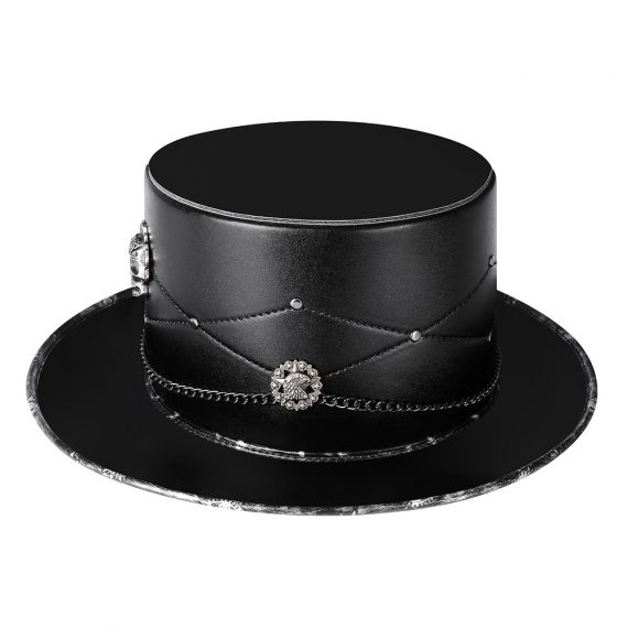 Halloween Steampunk Skeleton Jazz Hat