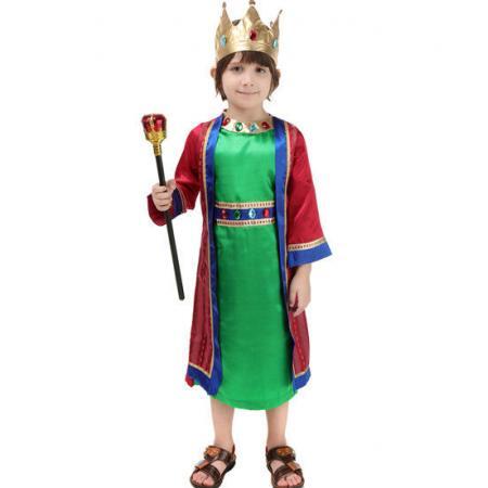 Boys Royal King Halloween Costume Suit