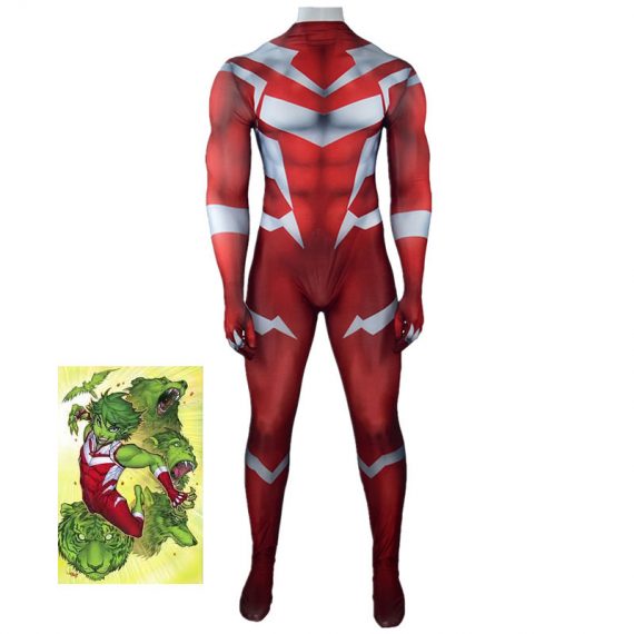 Red Beast Boy Costume