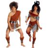 Men And Women Indians Outfits Couples Halloween Costume