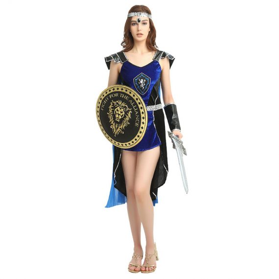 Halloween Roman Soldier Costume Couple Outfits