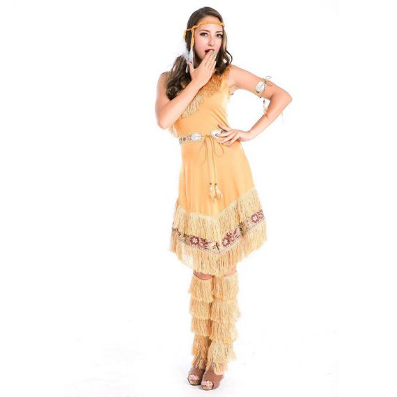 Indians Cosplay Suit Adult Couples Halloween Costume
