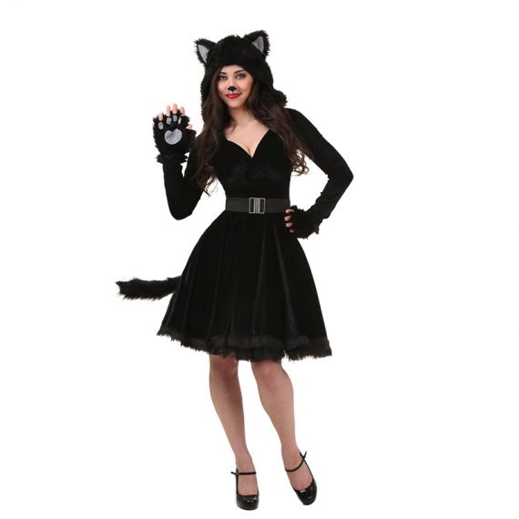 Family Halloween Costumes Adult Kids Cat Suit
