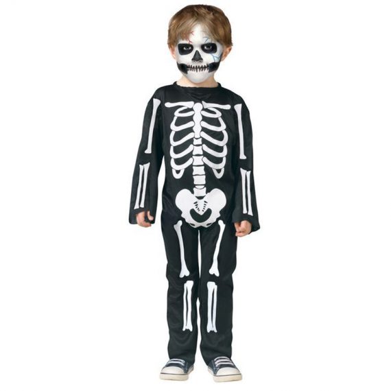 Adult Kids Skeleton Cosplay Set Family Halloween Costumes