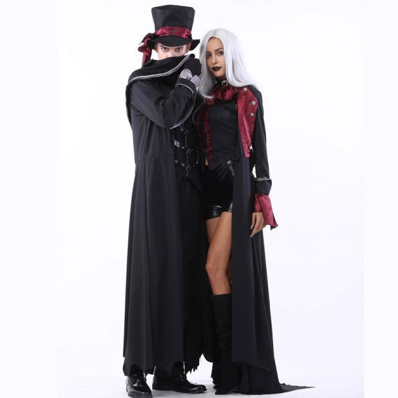 Couples Halloween Costumes Vampire Outfit For Men And Women