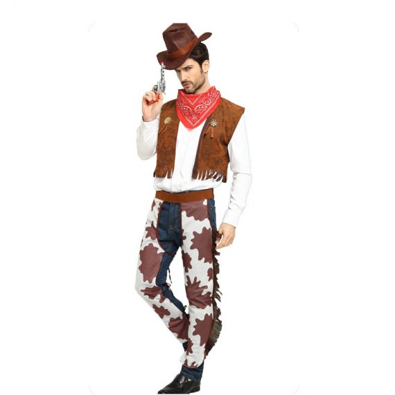 Adult Kids Parent-child Cowboy outfit Family Halloween Costume