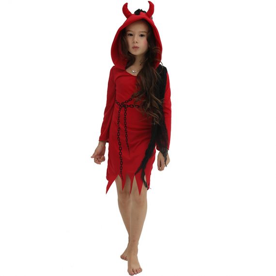 Family Halloween Costume Adult Kids Demon Cosplay Bodysuit