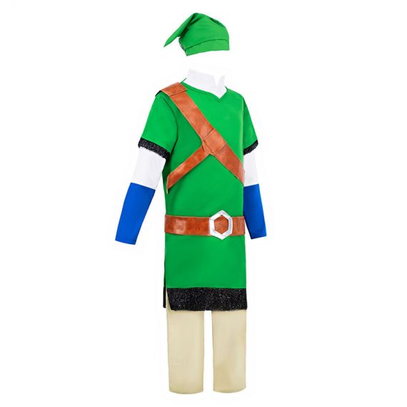 Kids Link Cosplay Suit Legend Of Zelda Breath Of The Wild Costumes