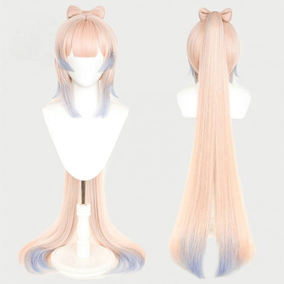 Anime Genshin Impact Sangonomiya Kokomi Wig Cosplay