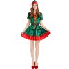 Womens Christmas Santa Clause Costume Dress