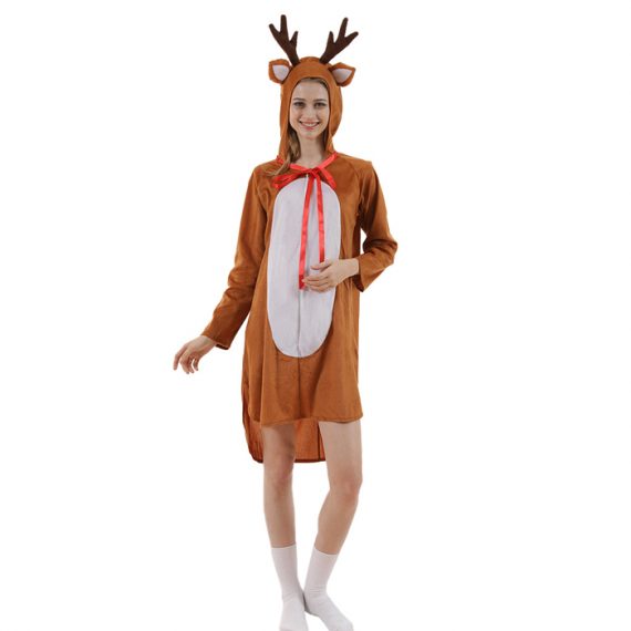 Womens Christmas Deer Costume