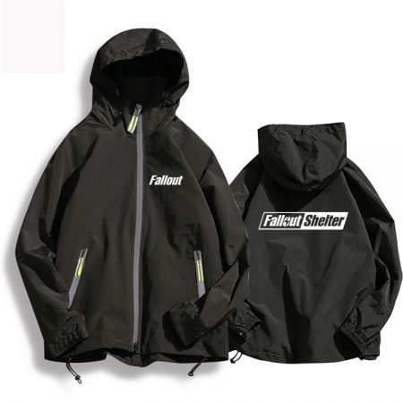 Fallout Black Game Jacket For Adult