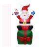 Inflatable Outdoor Christmas Santa Claus Decoration