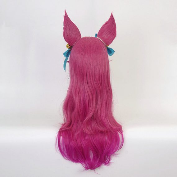 League of Legends LOL Ahri Tailed Fox Wig Cosplay